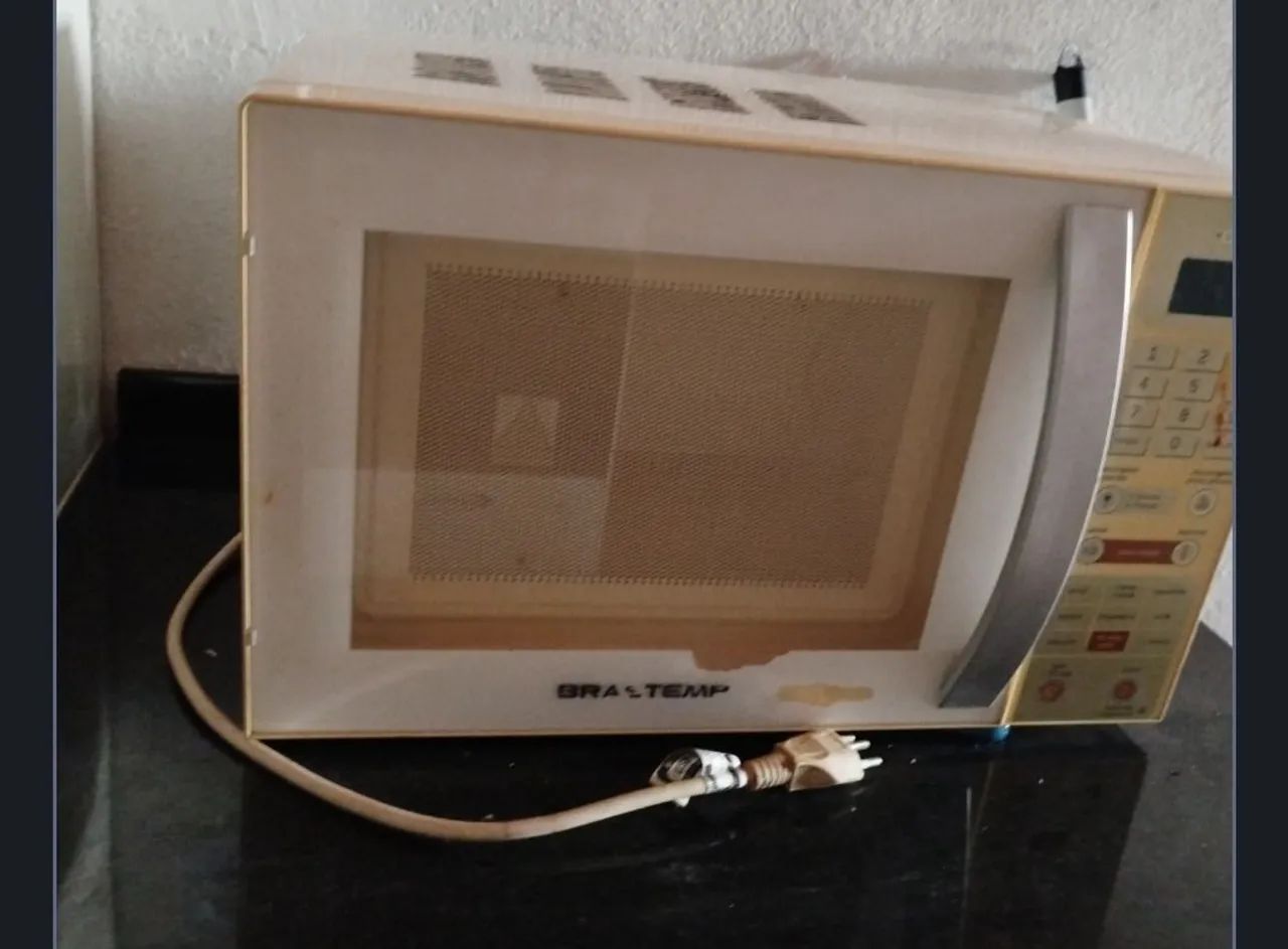 Microondas funcionando perfeitamente 