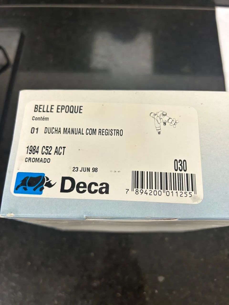 Ducha Manual com Registro Deca Belle Epoque - NOVA na caixa!