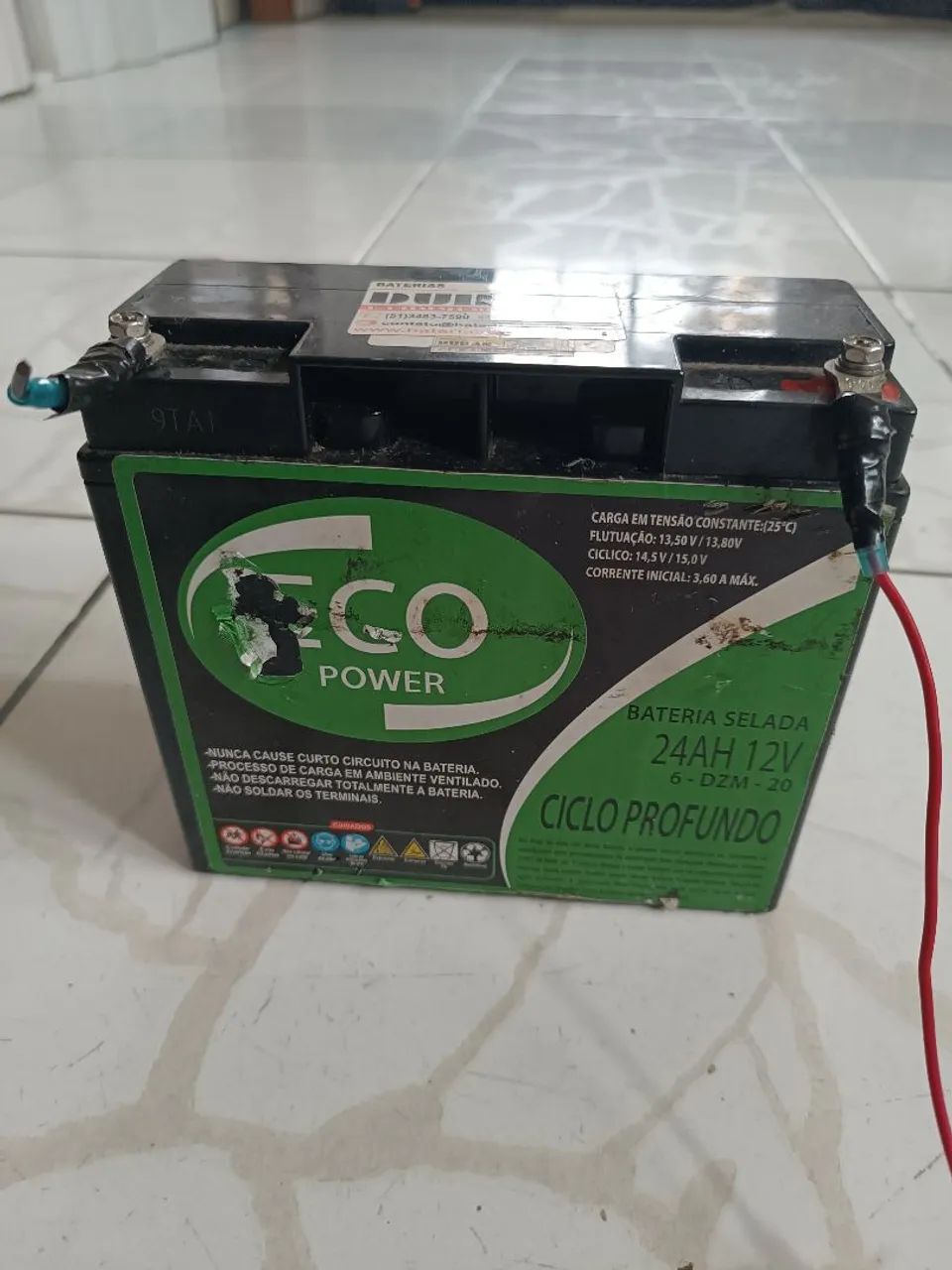 Bateria Eco Power 12v 24AH - Foto 2