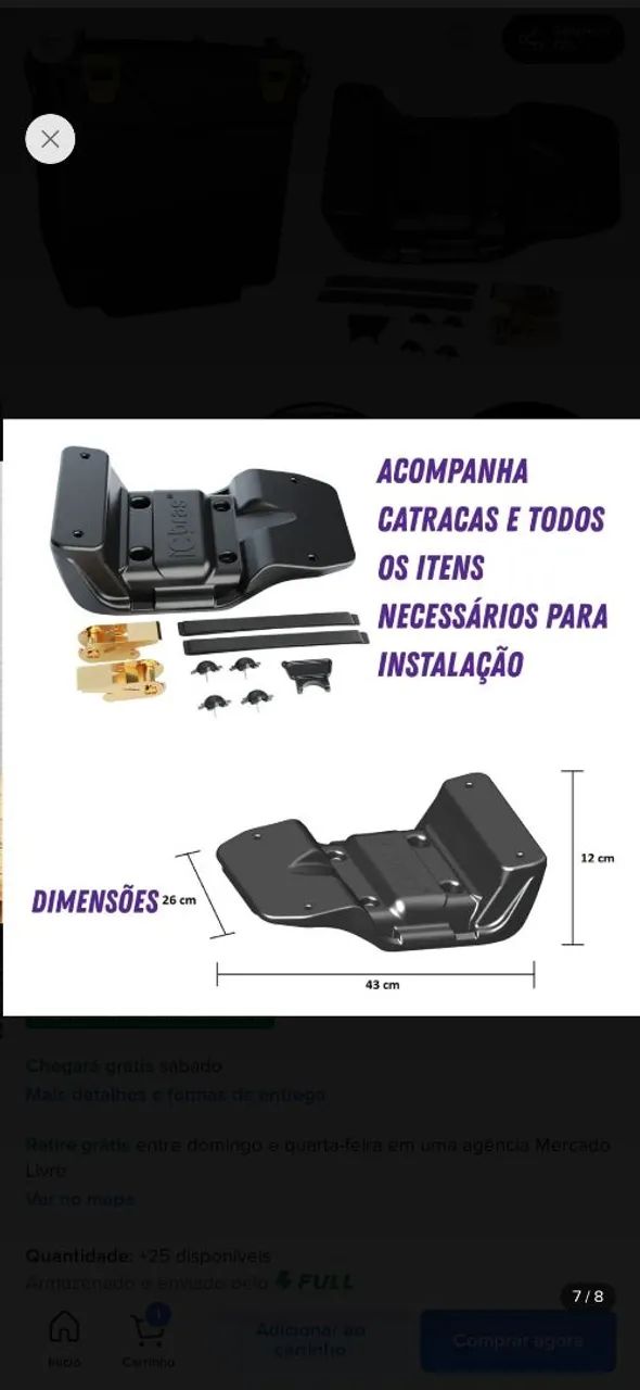 Baú icbras 110 litros - Foto 4