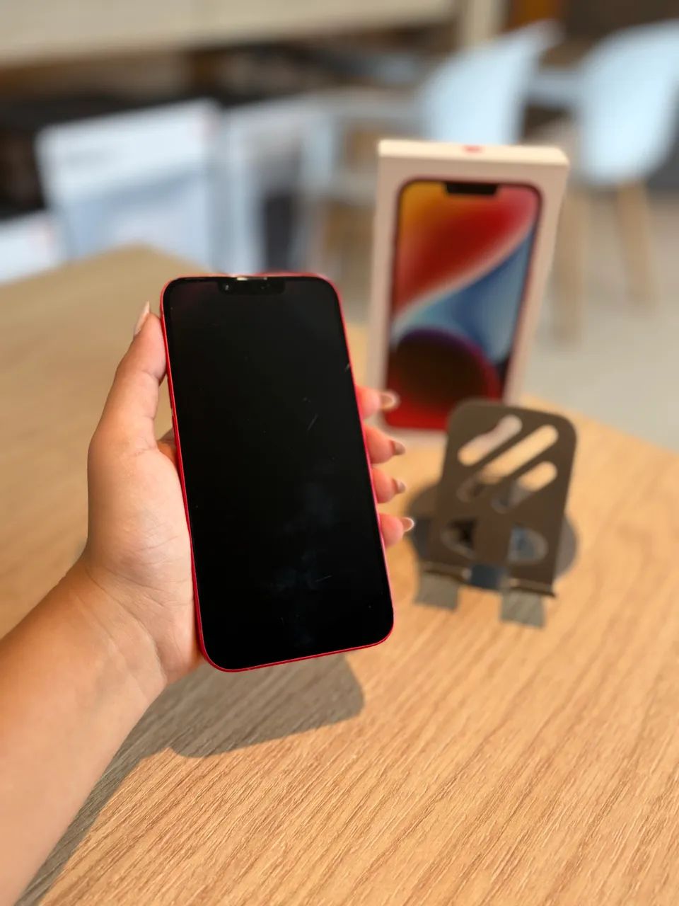 iPhone 14 256GB Vermelho - Seminovo - Celulares e Smartphones