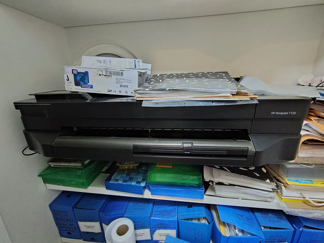 Plotter HP DesignJet T120 - Impressora de Grande Formato A1 / Wi-Fi - Foto 2