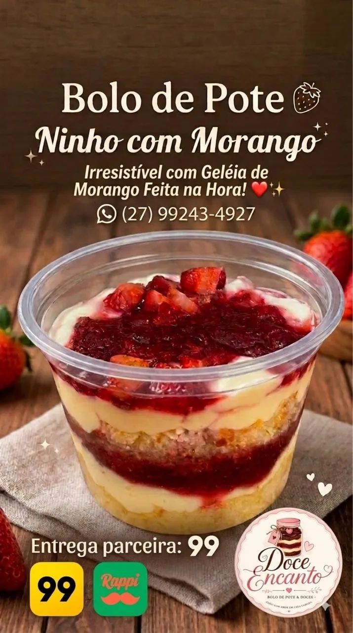 Bolo de Pote Artesanal ? Sob Encomenda ?
