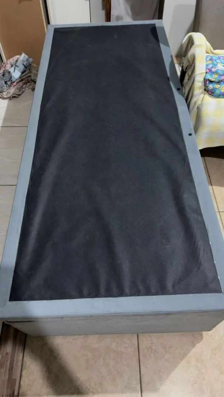 Cama box baú de solteiro 