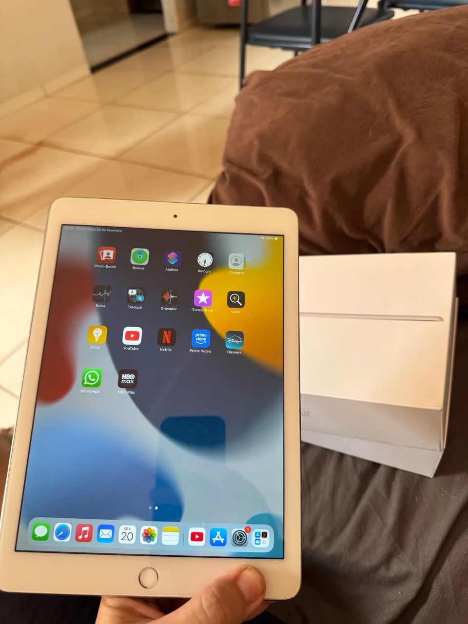 iPad Air 2 - 64GB Wi-Fi Prata - Completo na Caixa - Tablets e E
