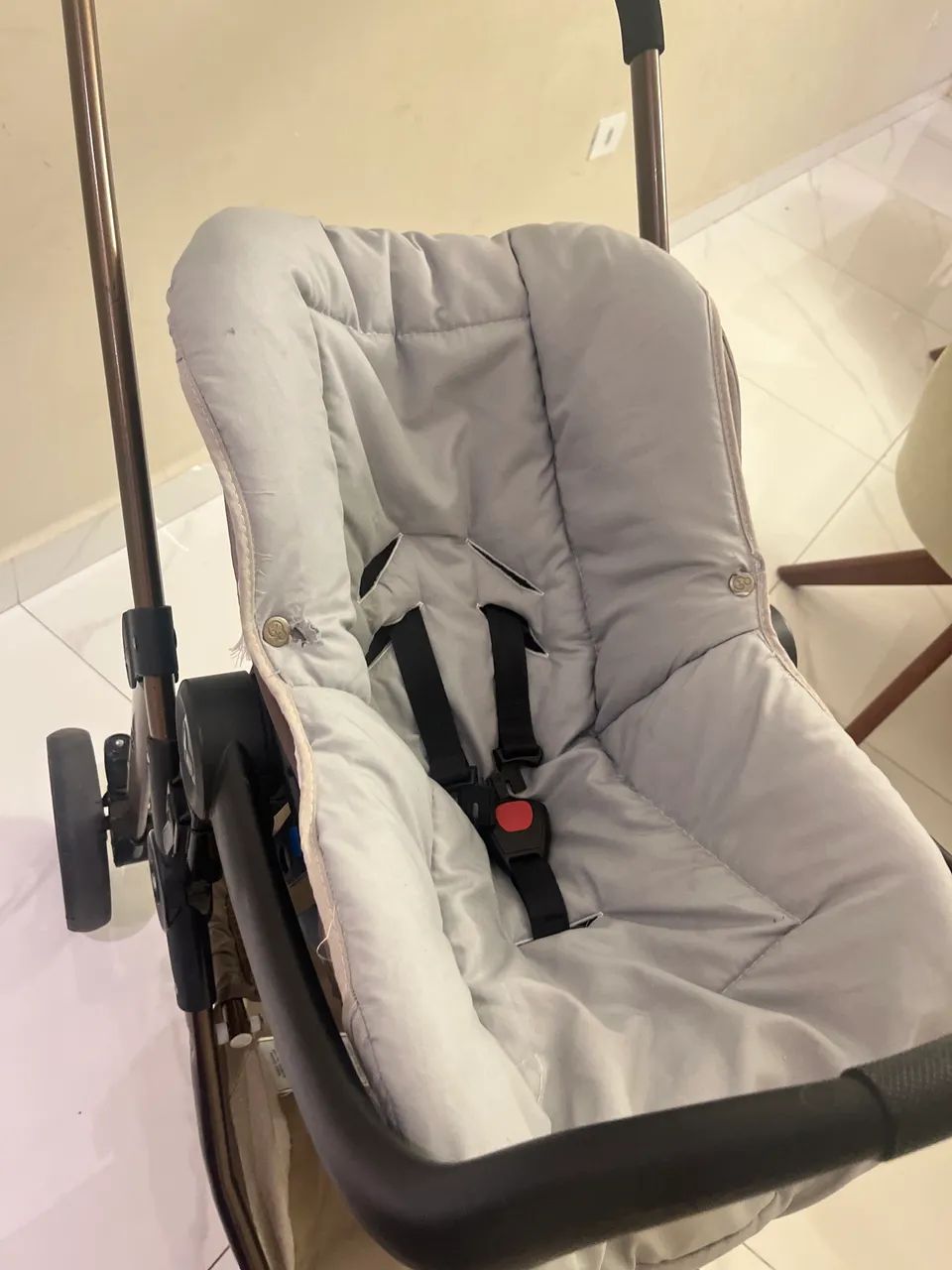 Carrinho com bebê conforto e Moisés galzerano  - Foto 3