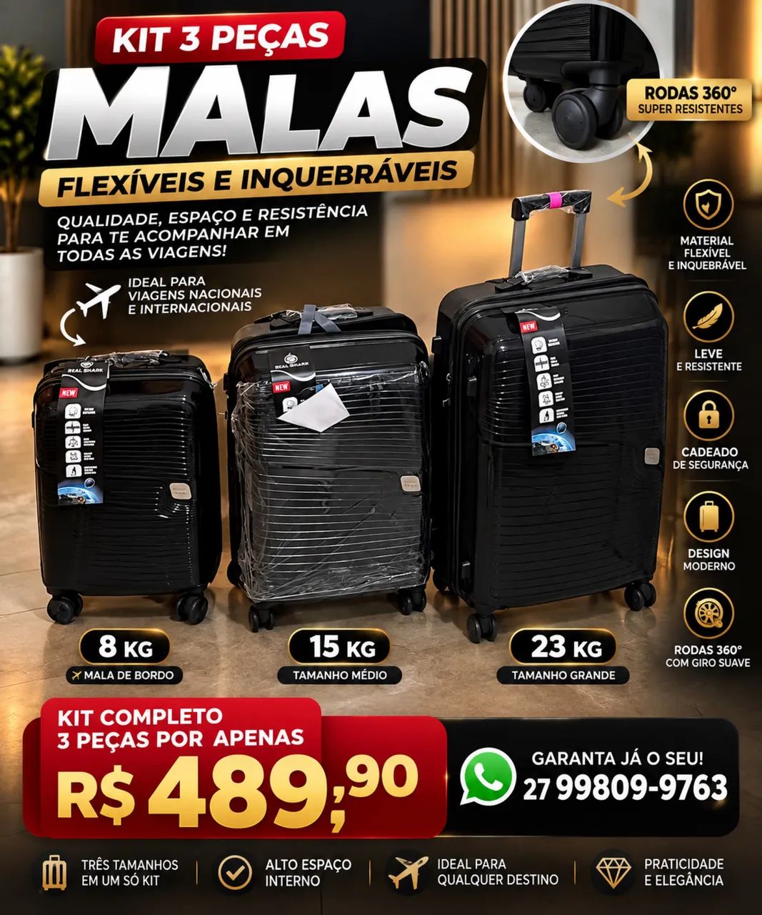 Malas de viagem  - Foto 5