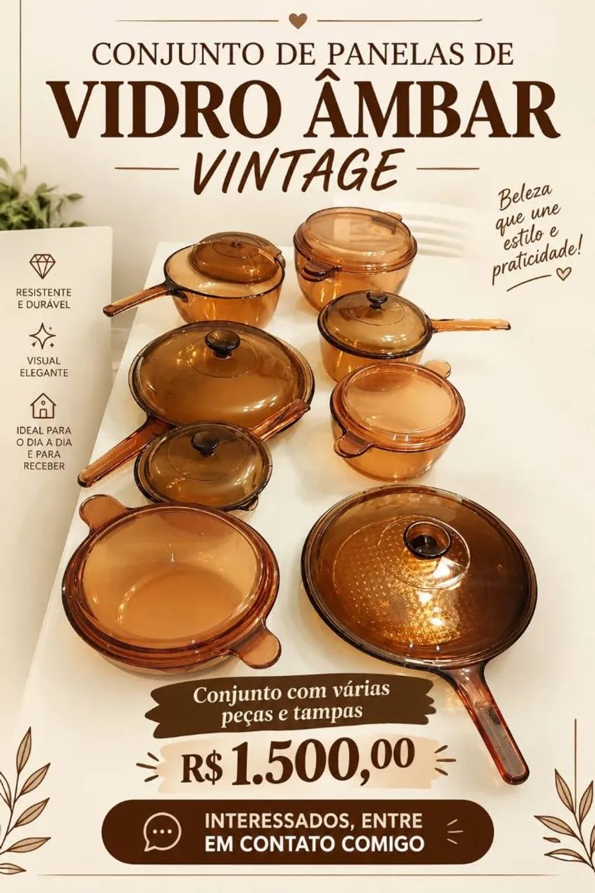 Panelas elegantes e exclusivas 
