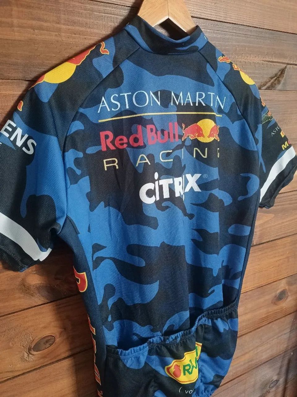 Jersey Camisa Ciclismo Red Bull Racing F1 Aston Martin Camo Tam G - Foto 4