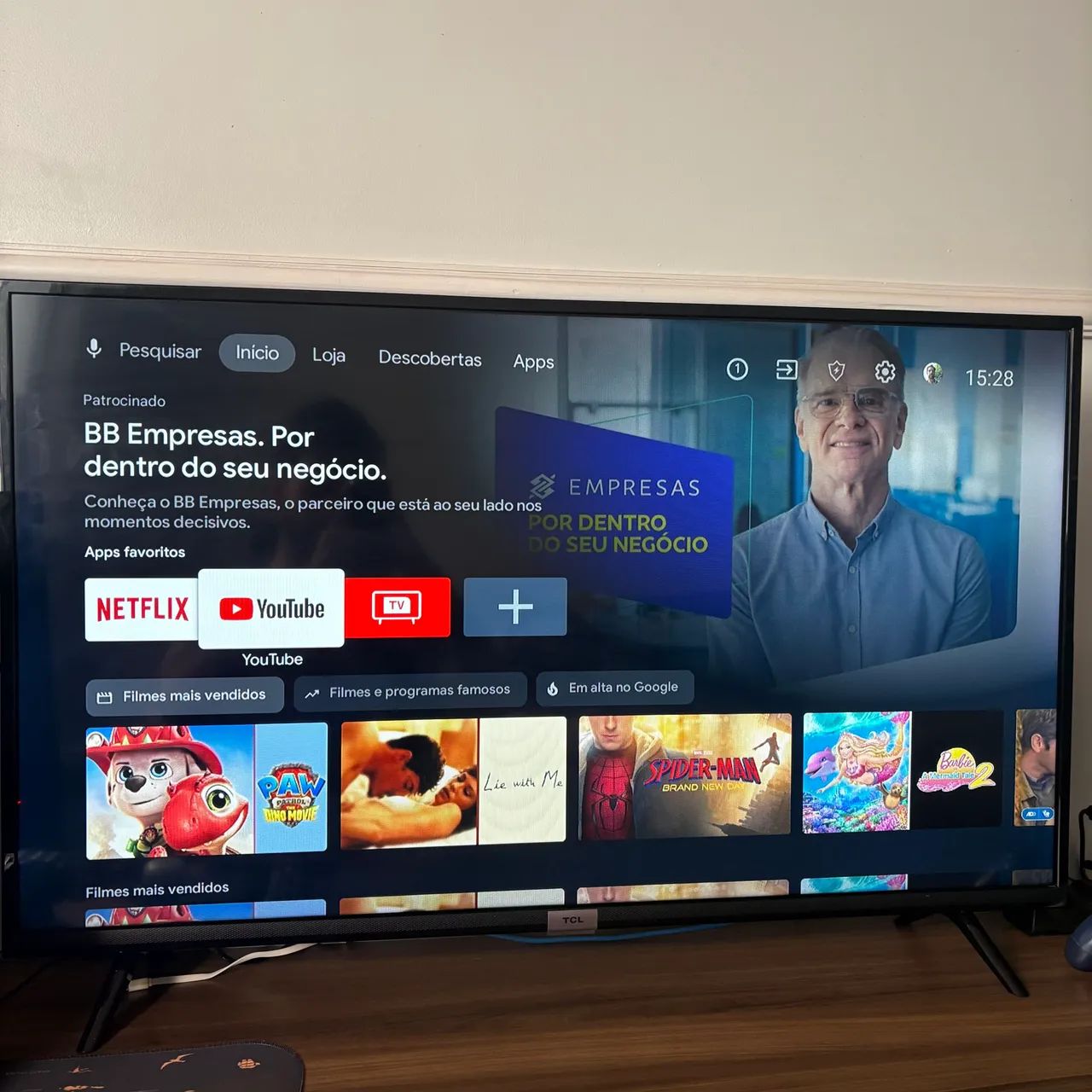 TV Smart TCL 43" Full HD Android - Impecável - Foto 5
