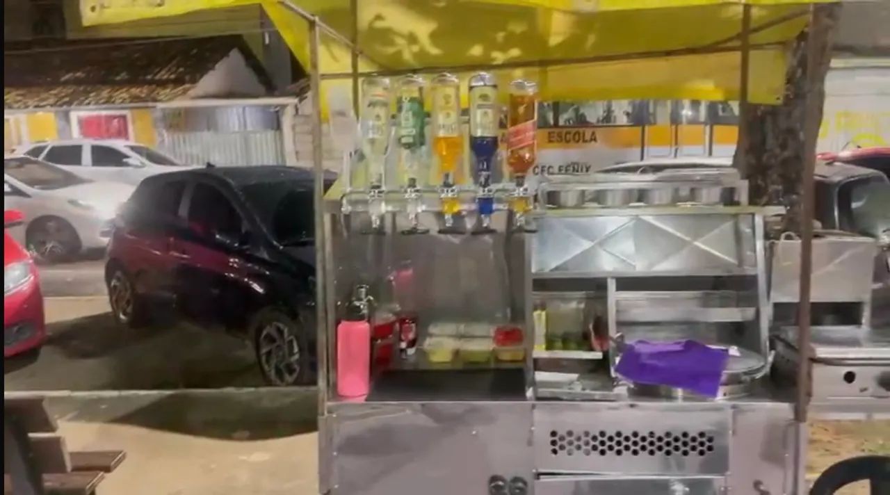 Carrinho de lanche todo em inox - Foto 2