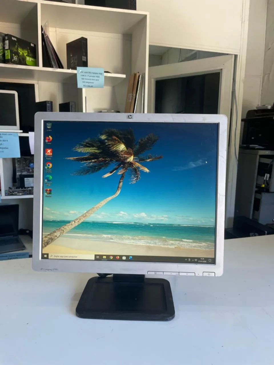 monitor 19 polegadas HP para computador/cpu/ vga/LCD/ perfeito com garantia e nf - Foto 3