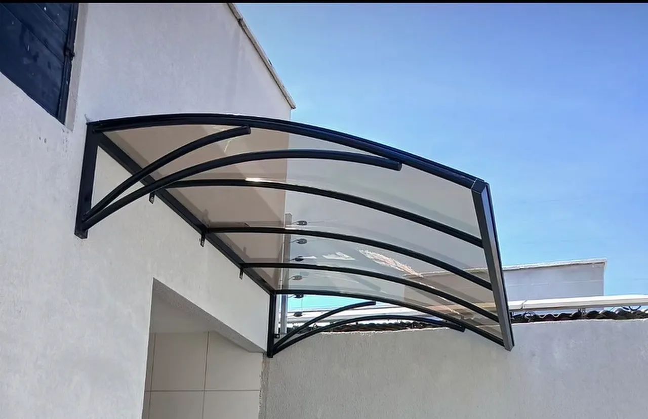 Toldo fixo em policarbonato  - Foto 2