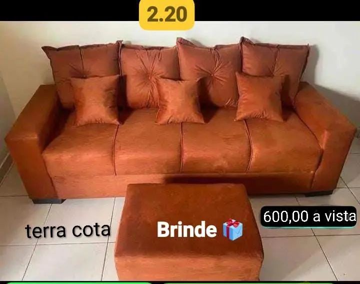 Sofa de 4 lugares na medida de 2.20 - Foto 5