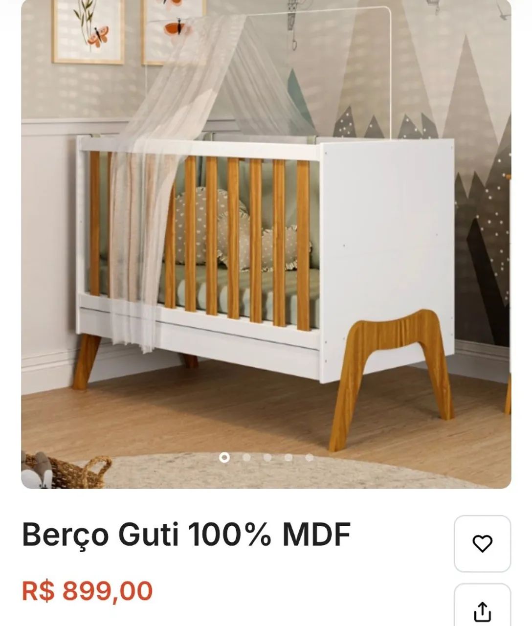 Berço Guti 5 em 1 