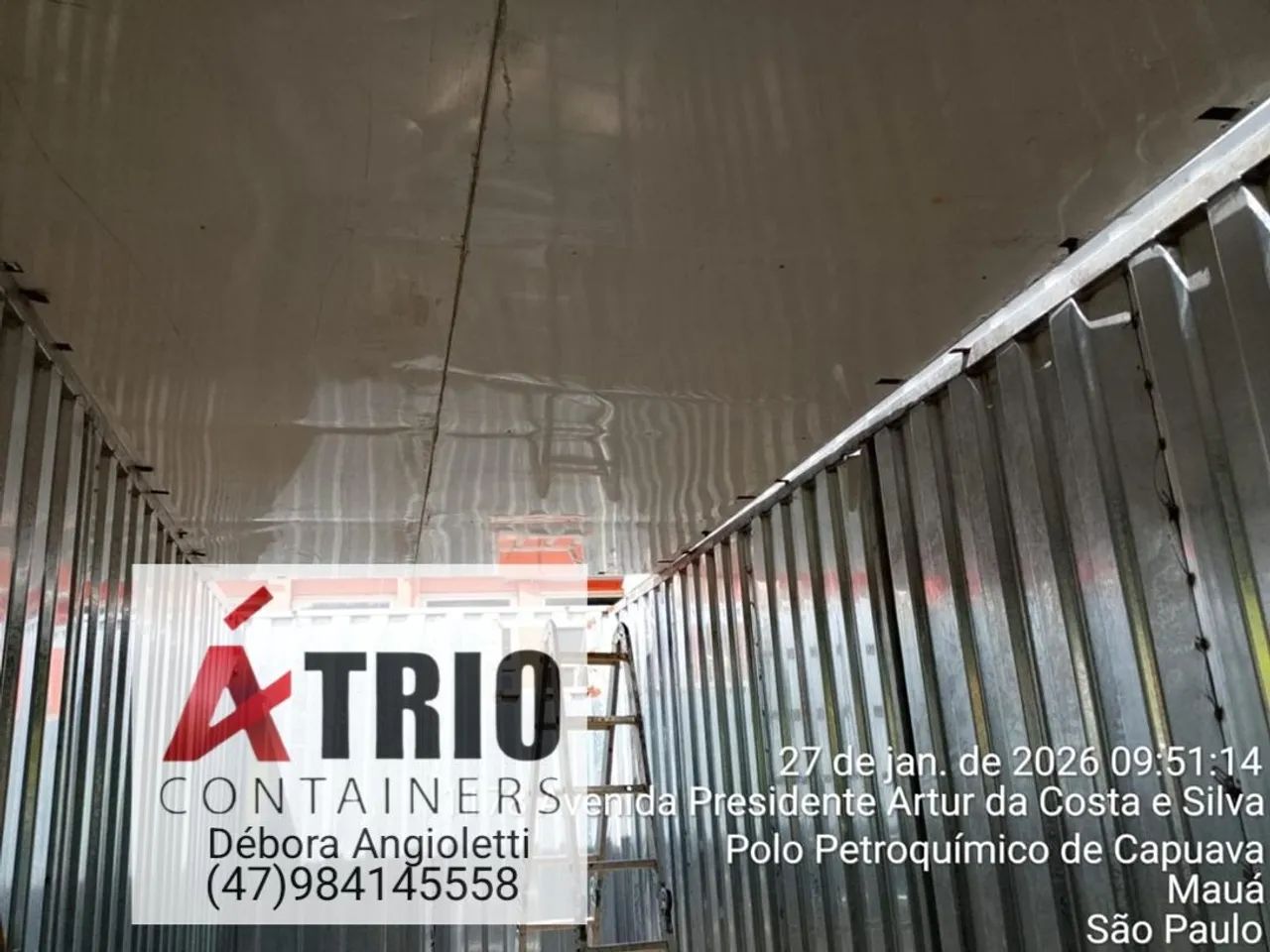 Container obras canteiro desmontável  - Foto 2