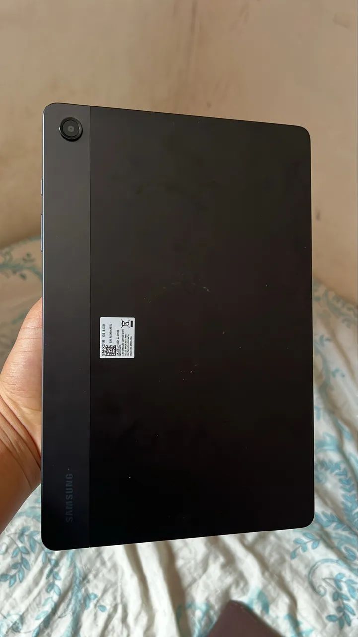 Tablet Samsung Tab A9 64GB + Kit Teclado e Mouse Bluetooth - 8 Meses - Novo - Foto 3