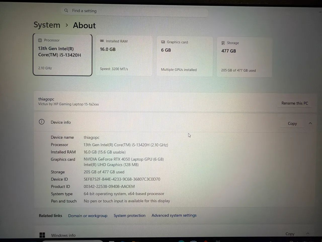 Victus Laptop 15