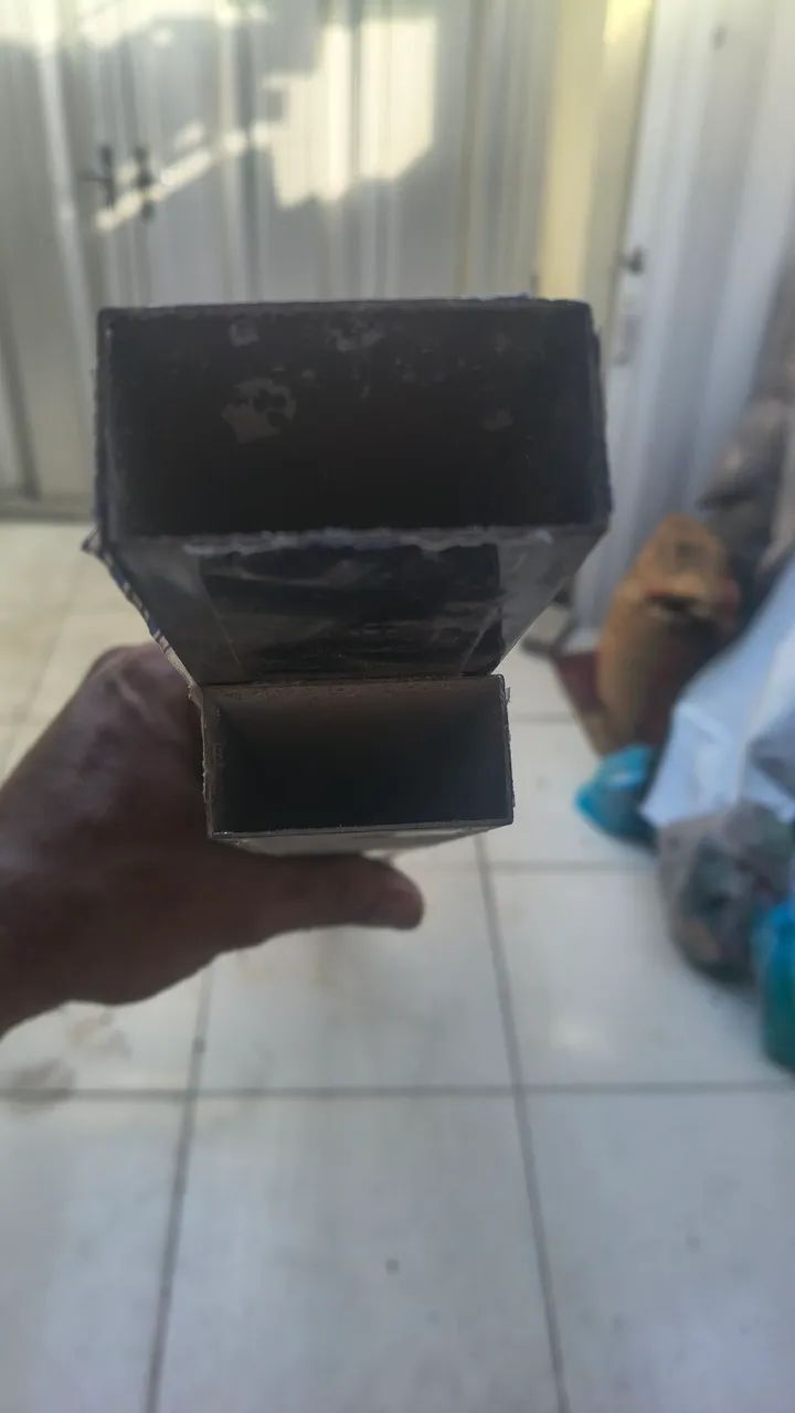 Régua de alumínio, preta. - Foto 2