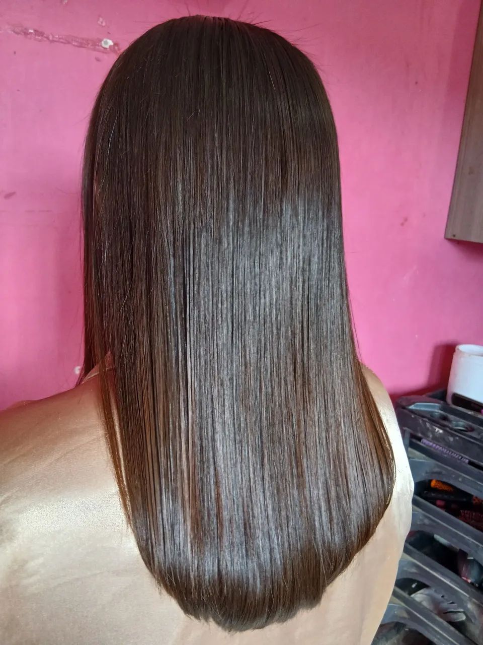 Selagem top liso natural.