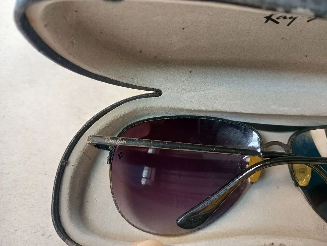 Óculos Ray-Ban Aviator RB3449 - Com Estojo - Foto 5