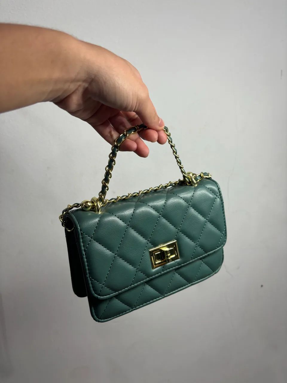 Bolsa média magenta 