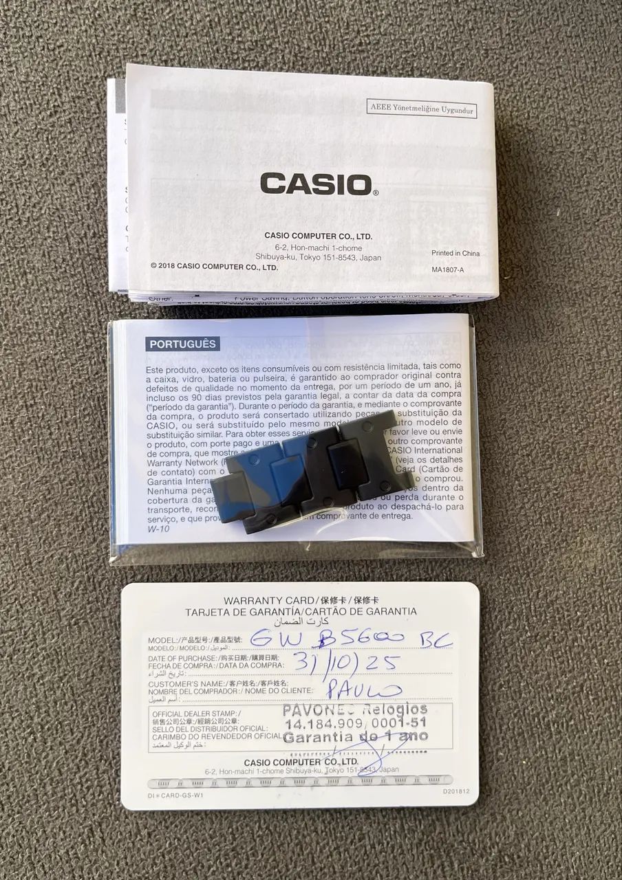 Relógio Casio g shock solar Bluetooth GW-B5600BC -1B - Foto 5