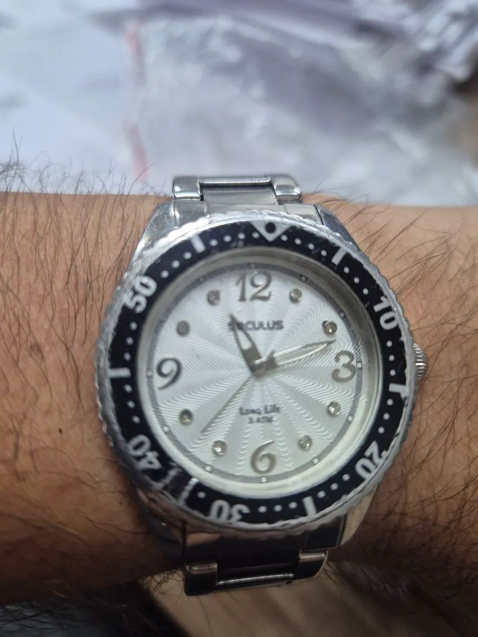 Relógio SECULUS DIVER  VINTAGE À QUARTZ -  ÓTIMO ESTADO - Foto 3