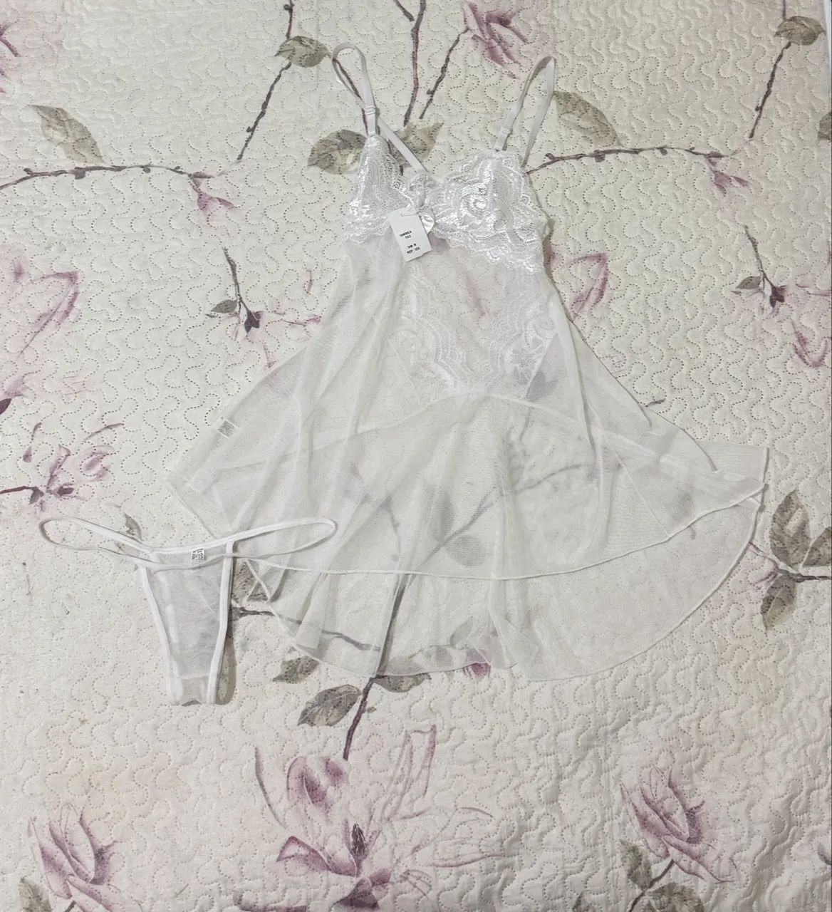 camisola de tule branca  - Foto 3