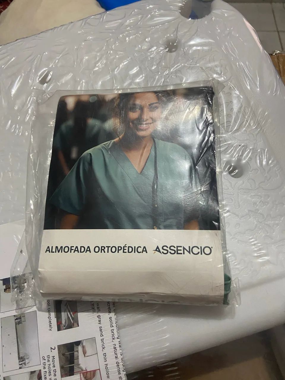 Kit assento de banho+ almofada impermeável+ almofada ortopédica. - Foto 4