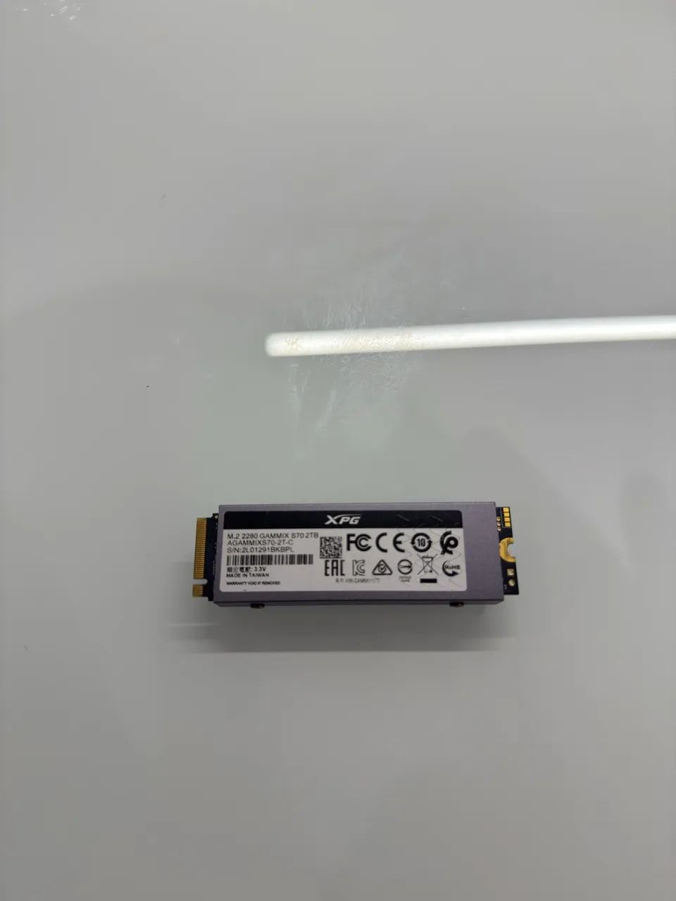SSD 2TB XPG GAMMIX S70 NVME Gen4 com heatsinker - Foto 2