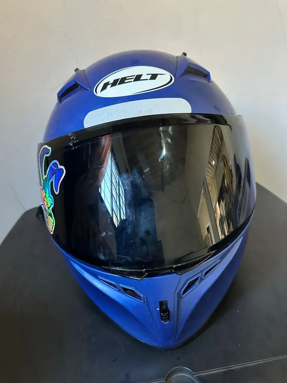 Capacete Helt tamanho 60 - excelente estado  - Foto 2
