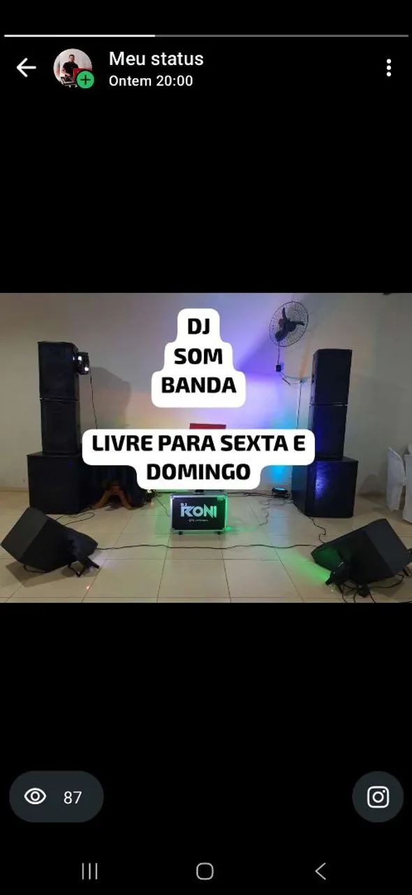 SONORIZAÇÃO PARA SEU EVENTO, DJ E BANDAS