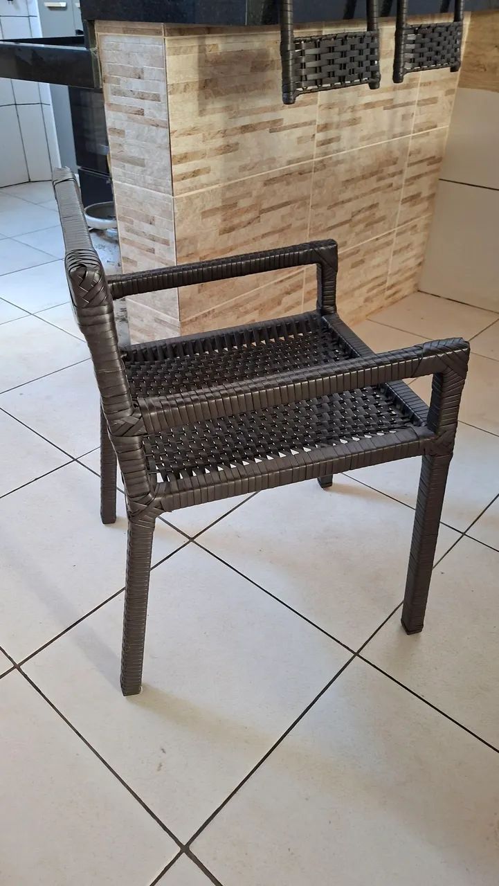CONJUNTO de Cadeiras de Vime - Foto 5