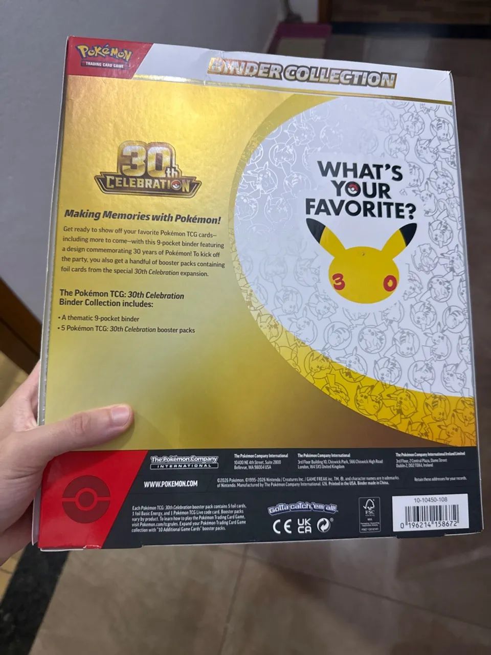 (ING) Pokémon 30 Anos Binder Collection 30th - Foto 2