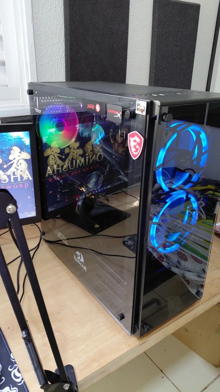 PC GAMER  COMPLETO  COM 2 MONITORES( 24 e 21 polegadas) PRONTO PARA USAR. - Foto 2