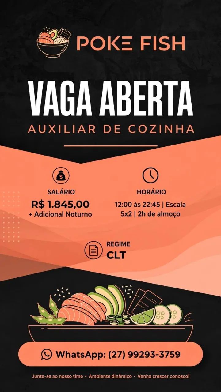 Auxiliar de cozinha 