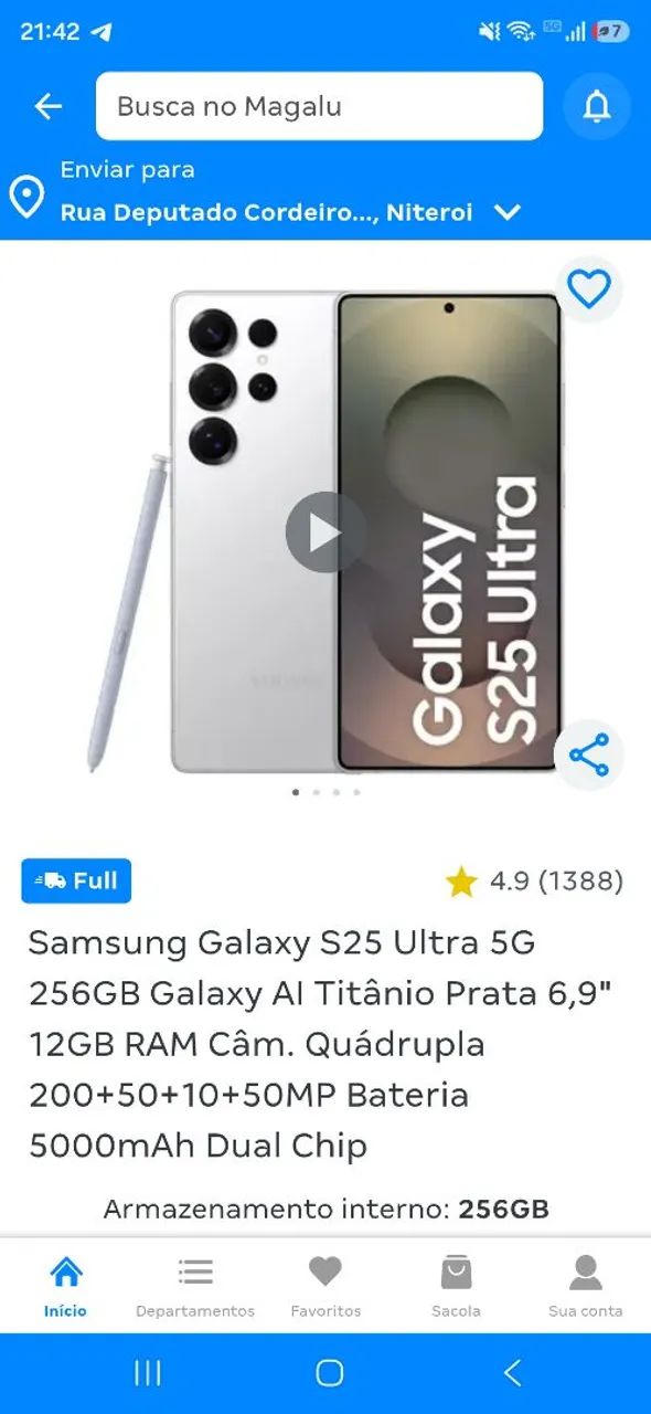 S25 ultra 246 gb