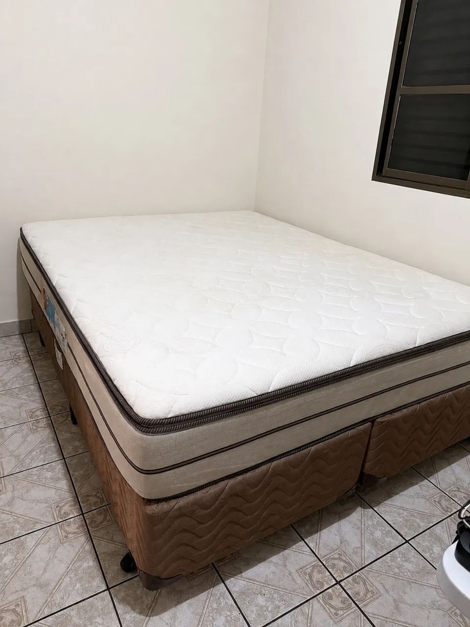cama queen american flex box com colchão - Foto 3