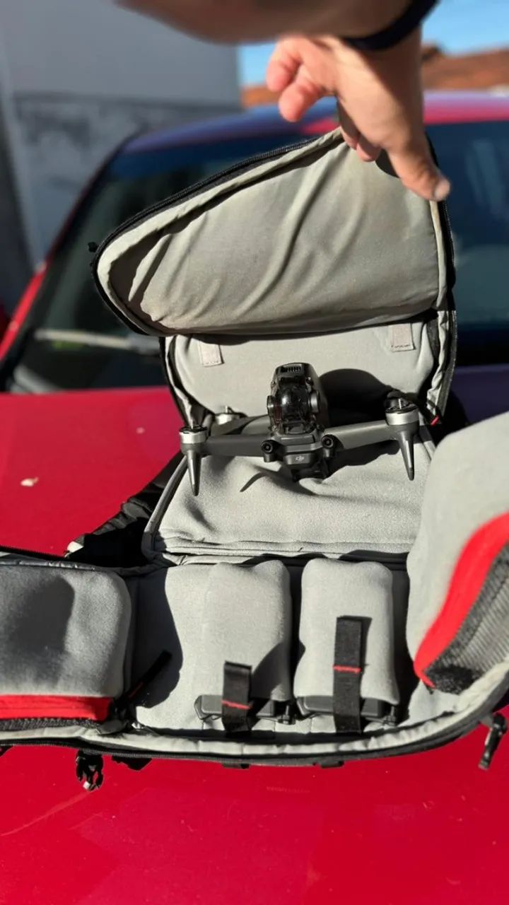 Drone Dji FPV combo, ZERADINHO, com mochila - Foto 3