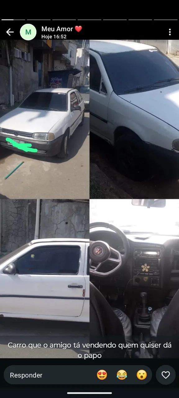 Volkswagen Gol Geração II 1000 1.0 8V 53cv Gasolina Mec. 2P 1998