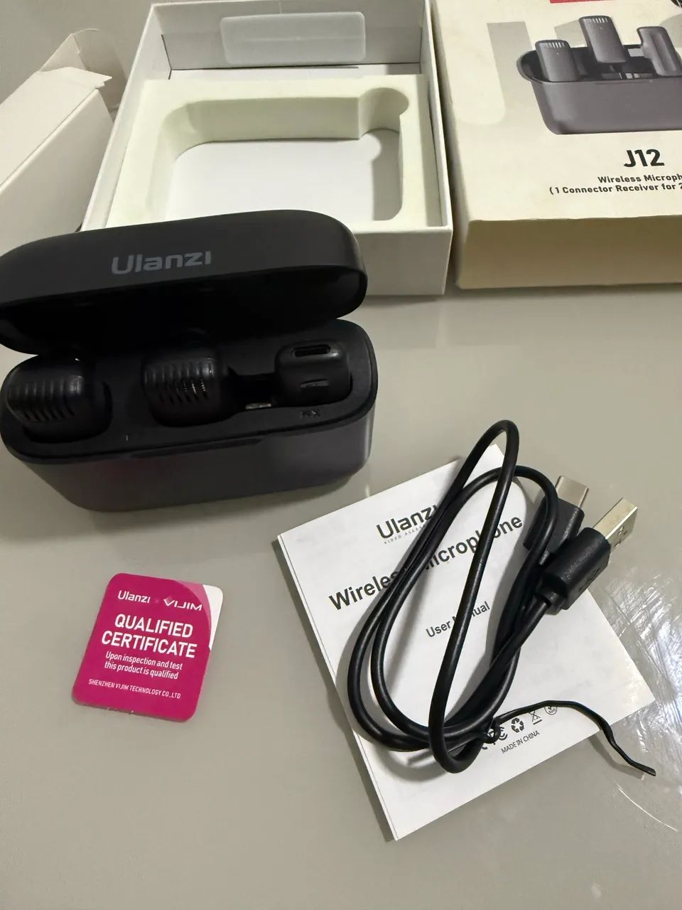 Microfone ulanzi J12