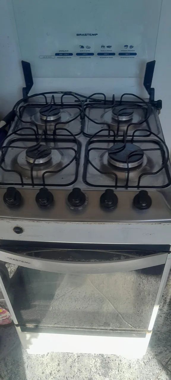 Fogão Brastemp clean