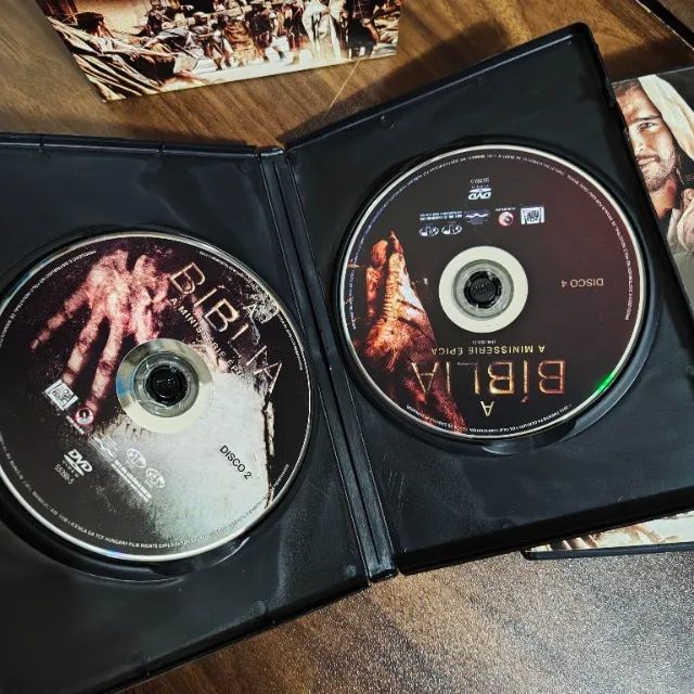 Minissérie A Bíblia (The Bible) - 4 discos - Usado original em