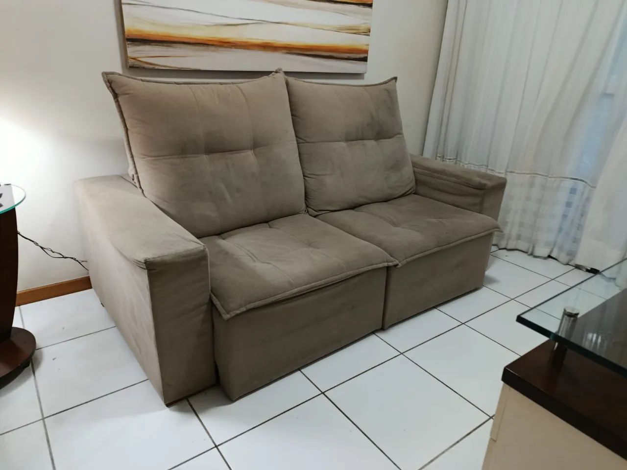 Sofá retrátil 2 lugares