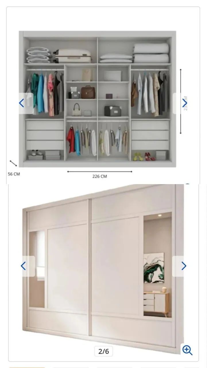 Guarda roupa casal 