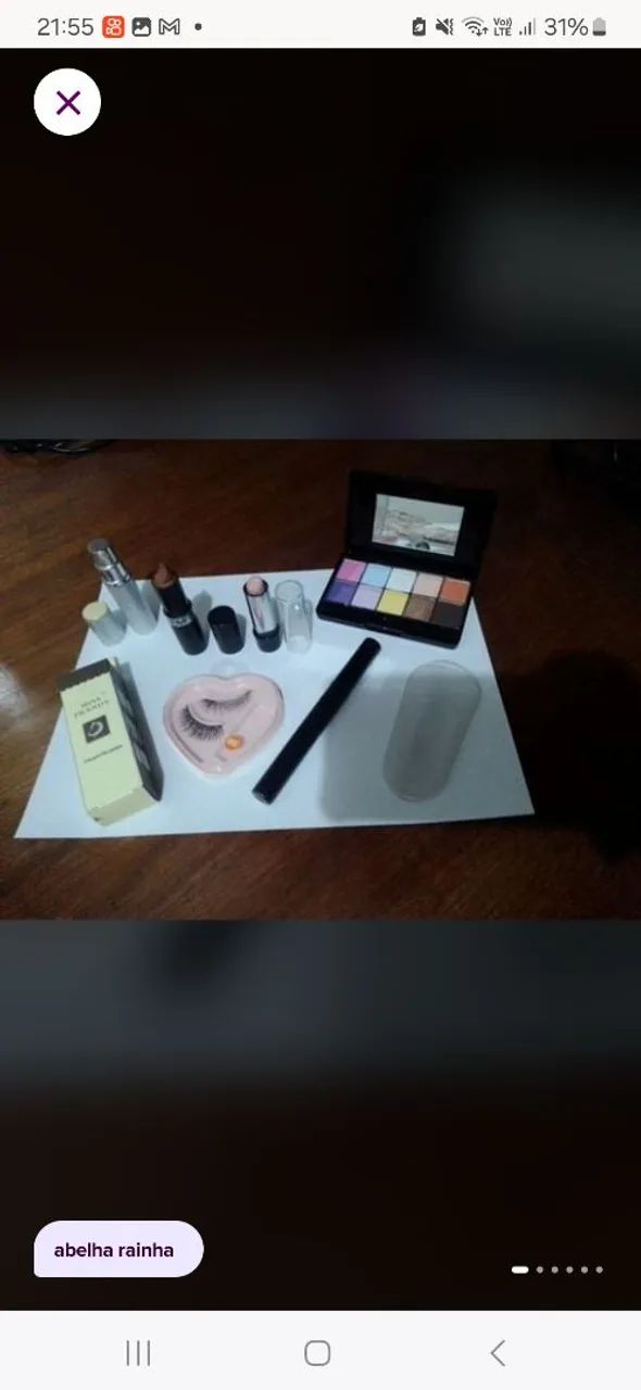 Kit de maquiagem barato