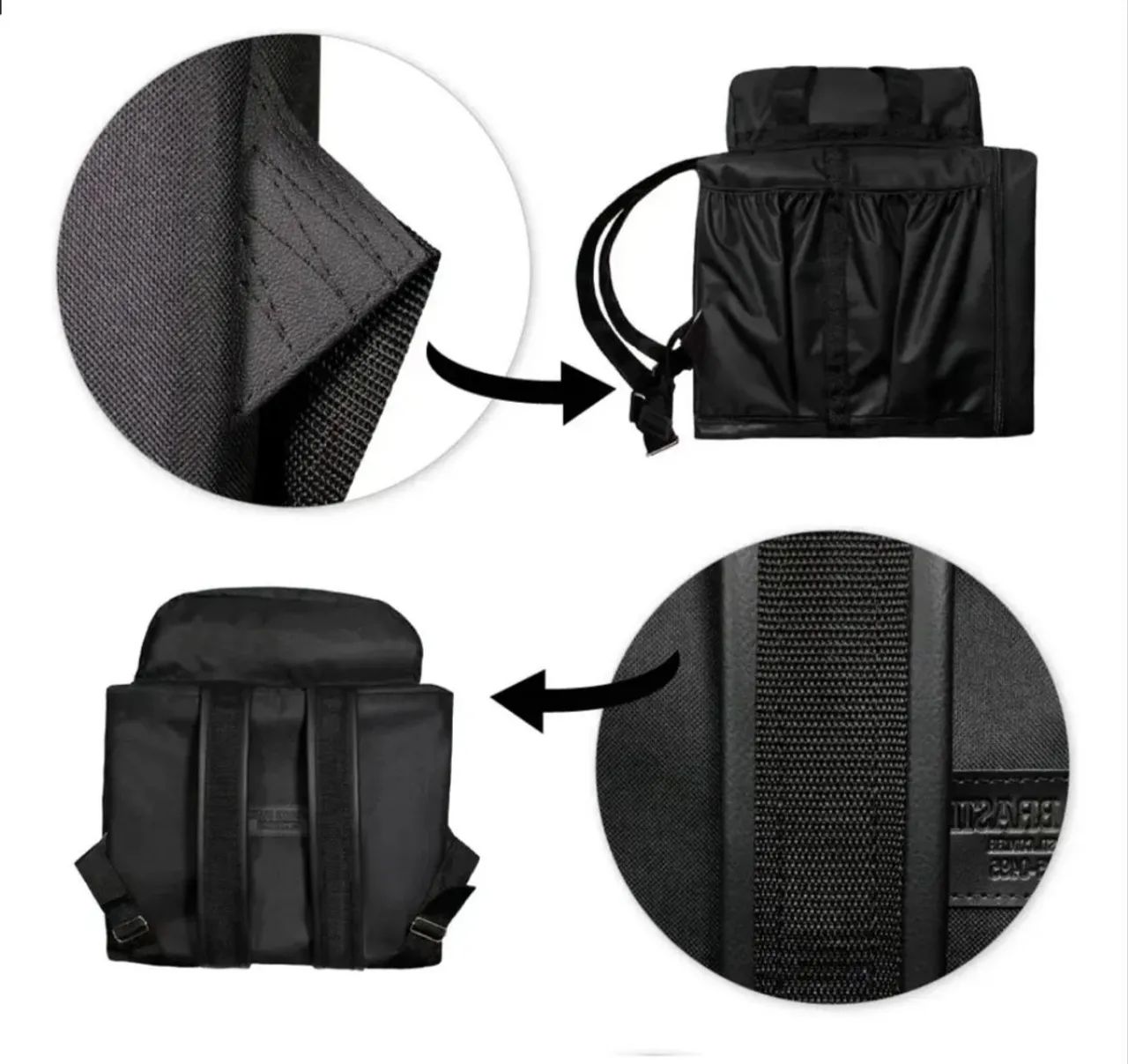Bag alça reforçada e Fundo em couro  - Foto 3