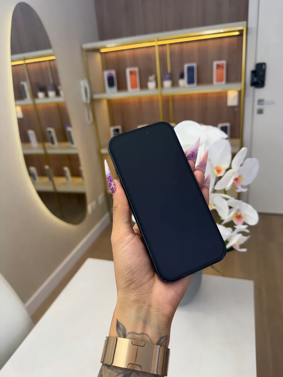 iPhone 17 Pro Titânio Azul Garantia Apple - Foto 4