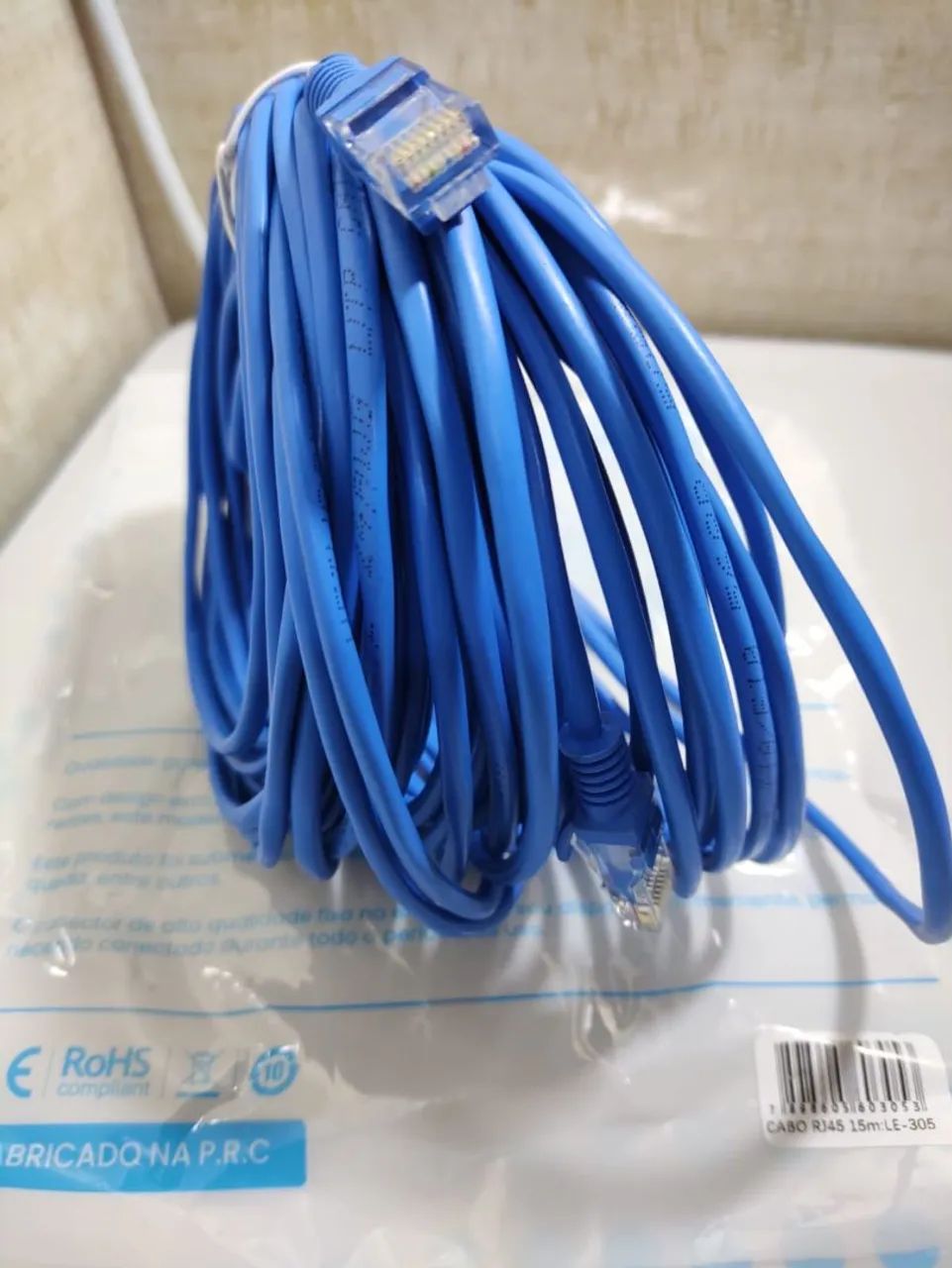 Vendo cabo de rede RJ45 para internet, modelo LE-305 - Foto 3